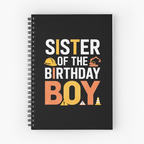 Item preview, Sister of the Birthday Construction Worker Boy Crew Party  designed and sold by PowAcademy.