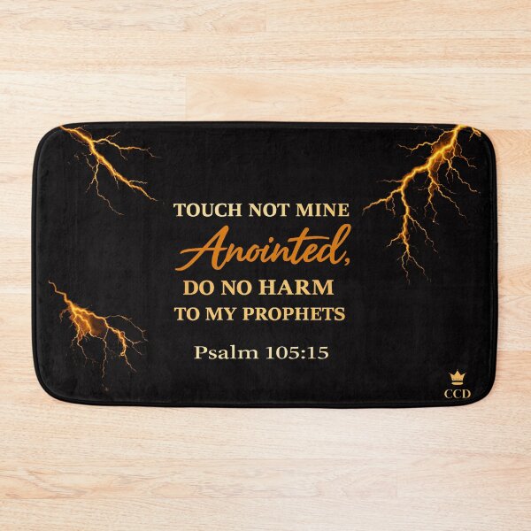 Item preview, touch not my anointed psalm 105 designed and sold by OCD_JESSICA.