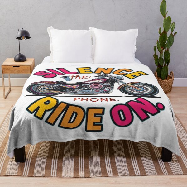 Item preview, Silence the Phone. Ride On. – Minimal Motorcycle Freedom T-Shirt designed and sold by RMTrendy.