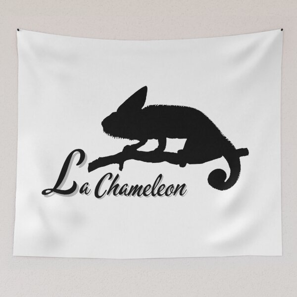 Item preview, La Chameleon – Black Minimal Logo designed and sold by Dotadoari.