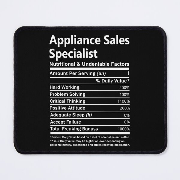 Item preview, Appliance Sales Specialist designed and sold by ginawilliams39.