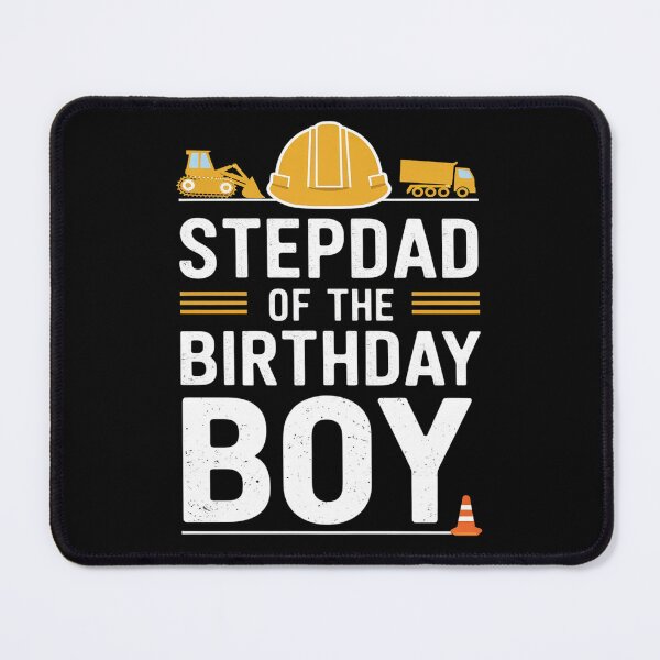 Item preview, Stepdad of birthday boy matching family construction party  designed and sold by AquaKiev.