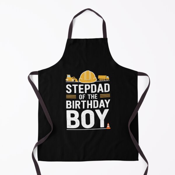 Item preview, Stepdad of birthday boy matching family construction party designed and sold by AquaKiev.