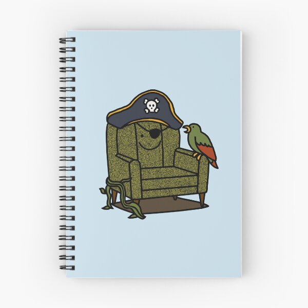 Item preview, Pirate Captain Chair and Parrot designed and sold by ellenhenry.
