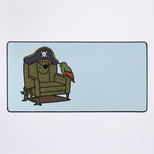 Item preview, Pirate Captain Chair and Parrot designed and sold by ellenhenry.