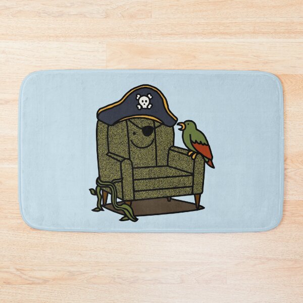 Item preview, Pirate Captain Chair and Parrot designed and sold by ellenhenry.