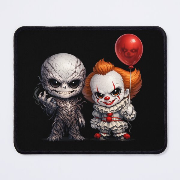 Item preview, Sinister Chibi Horror Duo – Creepy Clown & Vine-Laced Entity designed and sold by Sonic Nova Studios.