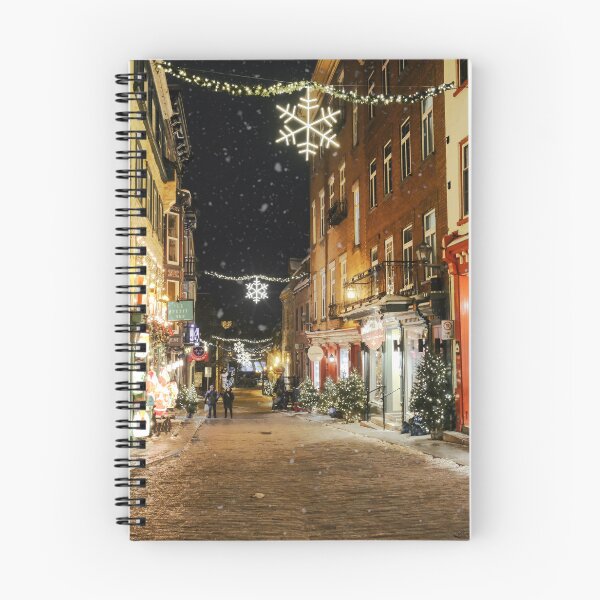 Item preview, Festive Winter Night in Quebec City designed and sold by Robert Alsop.