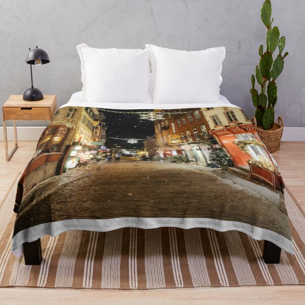 Item preview, Festive Winter Night in Quebec City designed and sold by Robert Alsop.