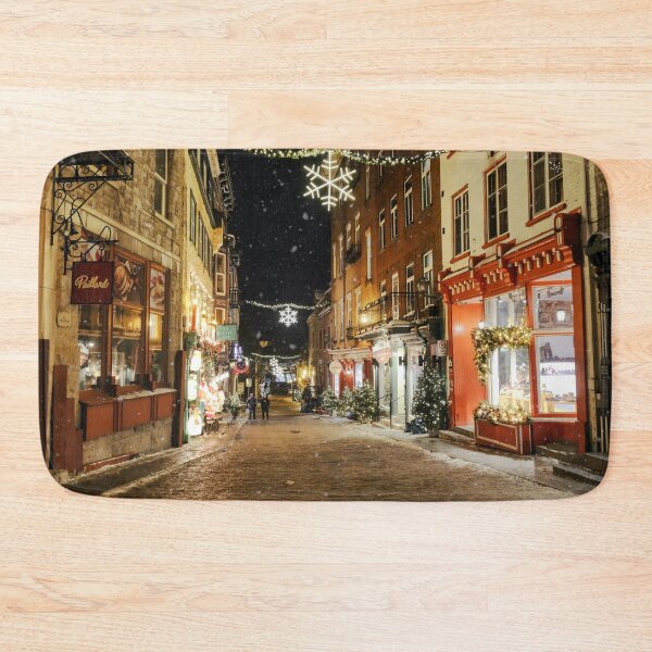 Item preview, Festive Winter Night in Quebec City designed and sold by Robert Alsop.