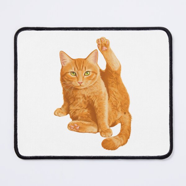 Item preview, Funny Orange Tabby Cat Stretching Yoga Pose designed and sold by TeeARTHY.