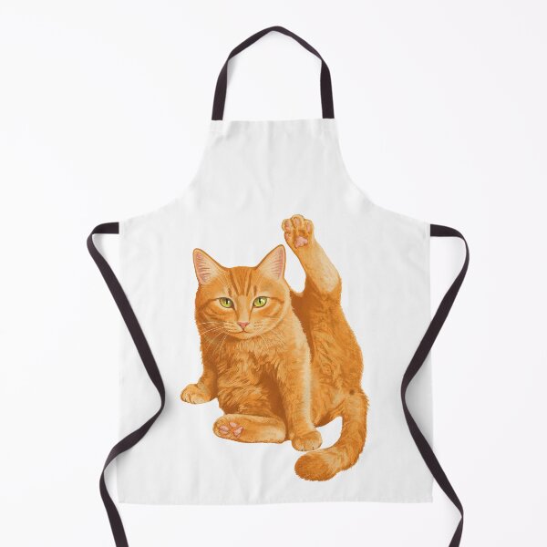 Item preview, Funny Orange Tabby Cat Stretching Yoga Pose designed and sold by TeeARTHY.