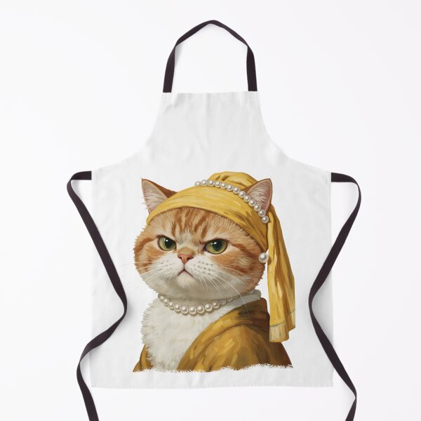 Item preview, Grumpy Cat with a Pearl Earring Parody designed and sold by TeeARTHY.