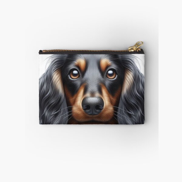Item preview, long-haired dachshund beautiful head designed and sold by Saxbys.