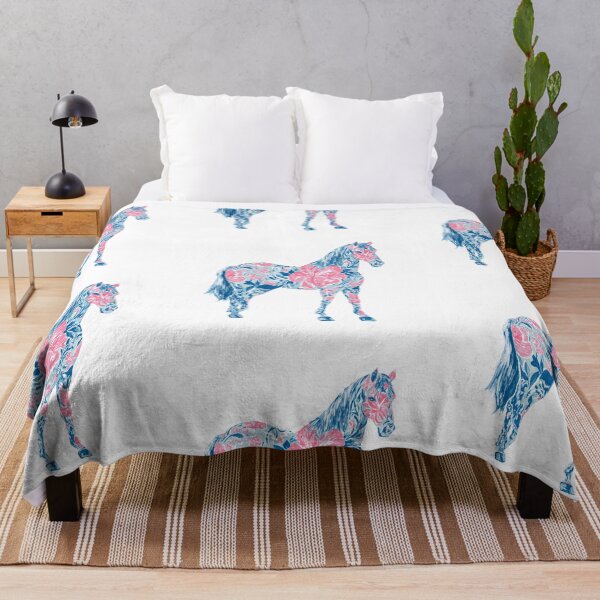 Item preview, Colorful floral horse designed and sold by MendaciousMina.