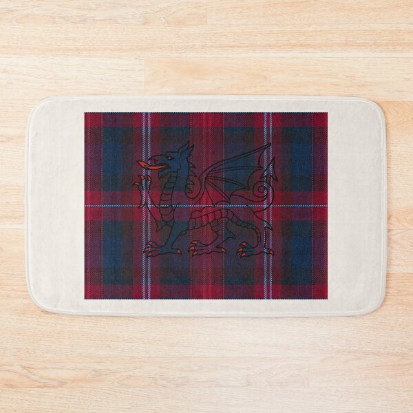 Item preview, Evans ✨Welsh Tartan – For the Liberty of My Country & y Ddraig Goch - the red dragon v2 designed and sold by WheelieGdArt.