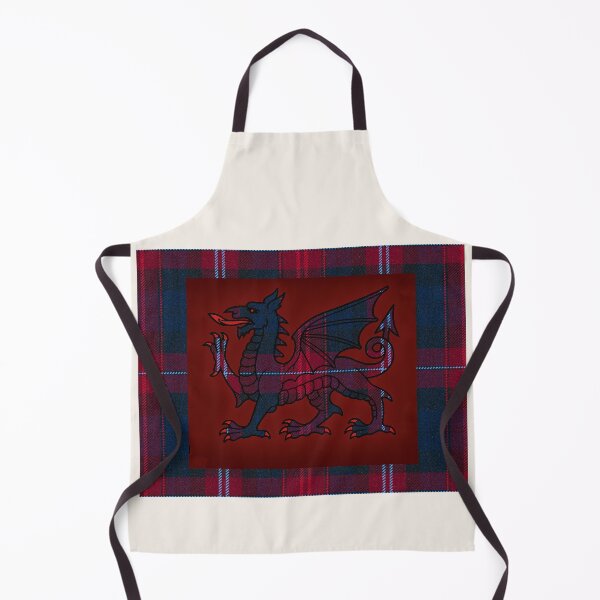 Item preview, Evans ✨Welsh Tartan – For the Liberty of My Country & y Ddraig Goch - the red dragon designed and sold by WheelieGdArt.