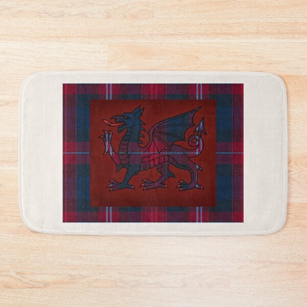 Item preview, Evans ✨Welsh Tartan – For the Liberty of My Country & y Ddraig Goch - the red dragon  designed and sold by WheelieGdArt.
