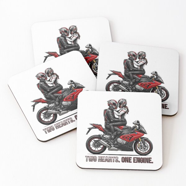 Item preview, Two Hearts One Engine – Valentine’s Day Motorcycle Love designed and sold by enzoade.