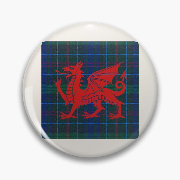 Item preview, Richards - Pritchard ✨Welsh Tartan – With Honour and Love & y Ddraig Goch - the red dragon v4 designed and sold by WheelieGdArt.