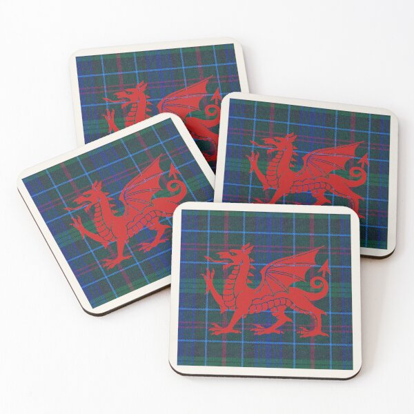 Item preview, Richards - Pritchard ✨Welsh Tartan – With Honour and Love & y Ddraig Goch - the red dragon v4 designed and sold by WheelieGdArt.