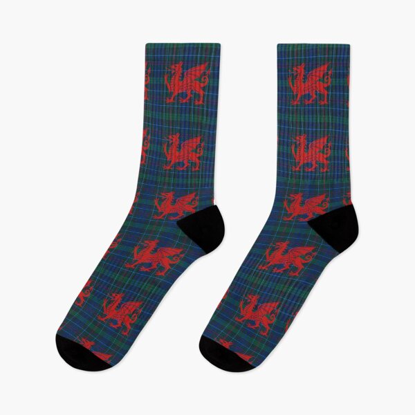 Item preview, Richards - Pritchard ✨Welsh Tartan – With Honour and Love & y Ddraig Goch - the red dragon v4 designed and sold by WheelieGdArt.