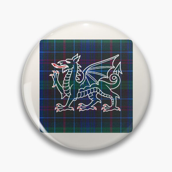 Item preview, Richards - Pritchard ✨Welsh Tartan – With Honour and Love & y Ddraig Goch - the red dragon v3 designed and sold by WheelieGdArt.