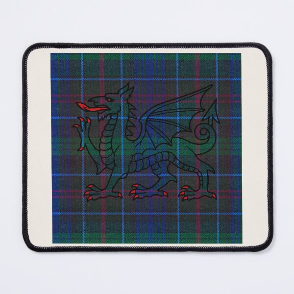 Item preview, Richards - Pritchard ✨Welsh Tartan – With Honour and Love & y Ddraig Goch - the red dragon v2 designed and sold by WheelieGdArt.