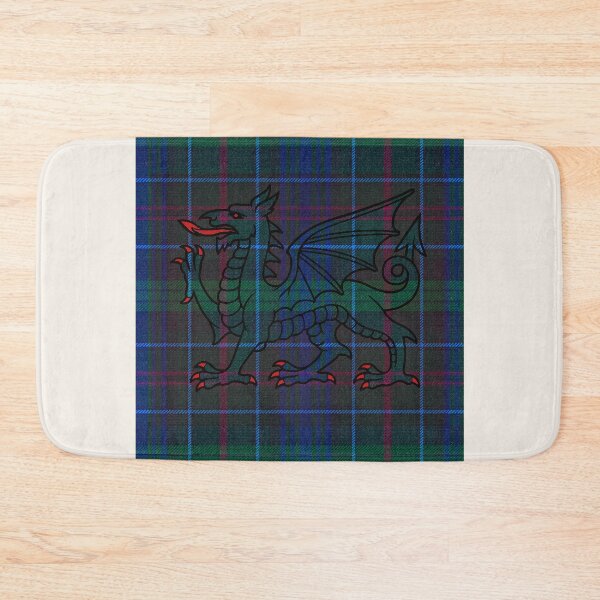 Item preview, Richards - Pritchard ✨Welsh Tartan – With Honour and Love & y Ddraig Goch - the red dragon v2 designed and sold by WheelieGdArt.