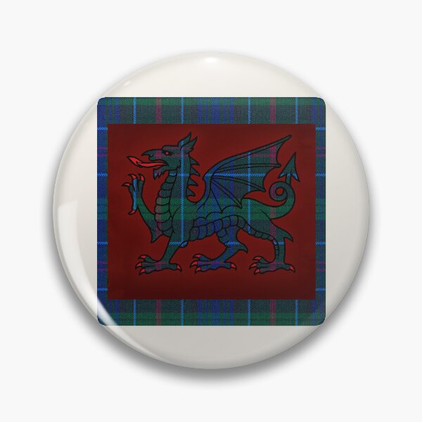 Item preview, Richards - Pritchard ✨Welsh Tartan – With Honour and Love & y Ddraig Goch - the red dragon designed and sold by WheelieGdArt.