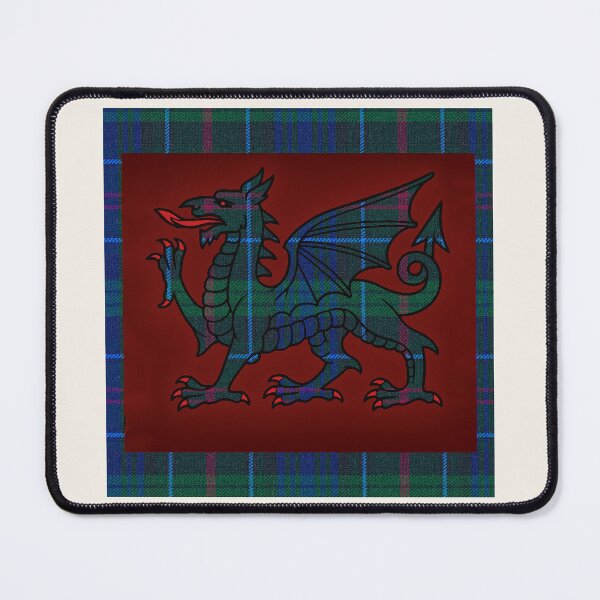 Item preview, Richards - Pritchard ✨Welsh Tartan – With Honour and Love & y Ddraig Goch - the red dragon designed and sold by WheelieGdArt.