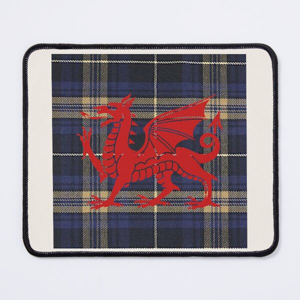 Item preview, Rees ✨Welsh Tartan – The Hope of a Better Age & y Ddraig Goch - the red dragon v4 designed and sold by WheelieGdArt.