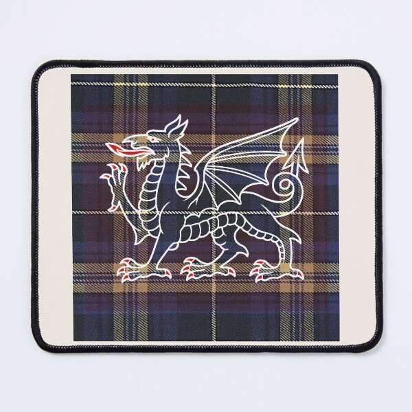 Item preview, Rees ✨Welsh Tartan – The Hope of a Better Age & y Ddraig Goch - the red dragon v3 designed and sold by WheelieGdArt.
