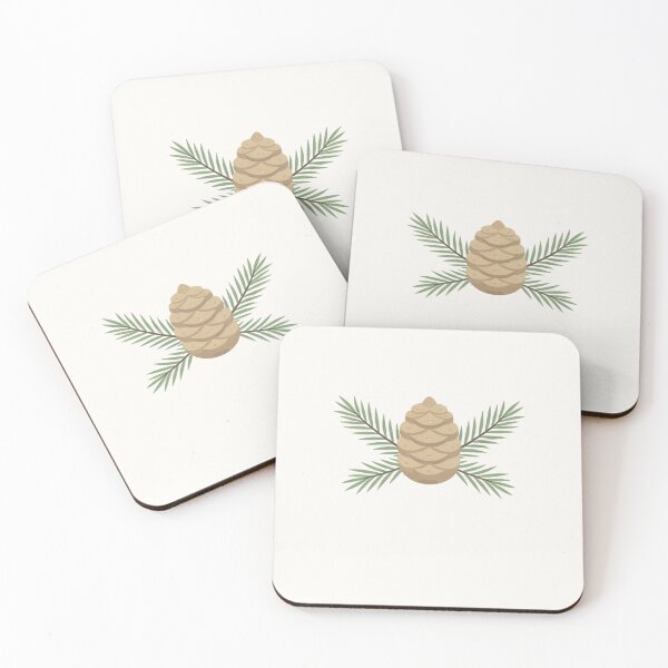 Item preview, Scandinavian Spruce Cone Nursery Wall Art – Minimalist Botanical Print designed and sold by Planthem.