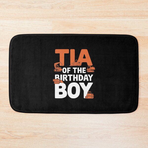 Item preview, Tia of the Birthday Boy Construction Worker Bday Party  designed and sold by AquaKiev.