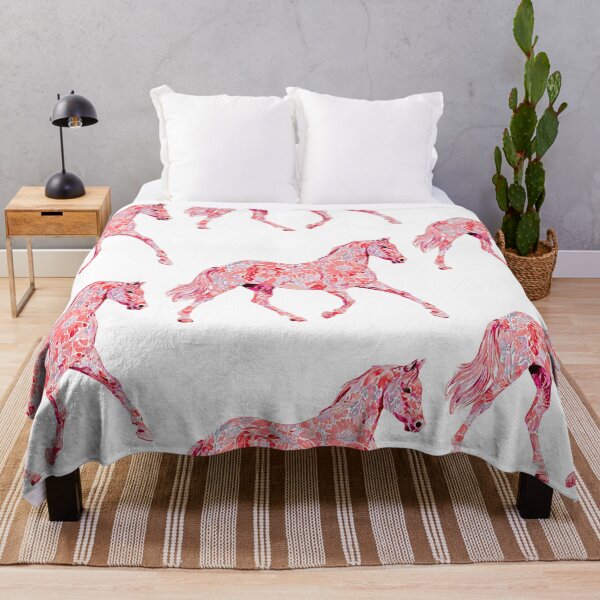 Item preview, Colorful floral horse designed and sold by MendaciousMina.