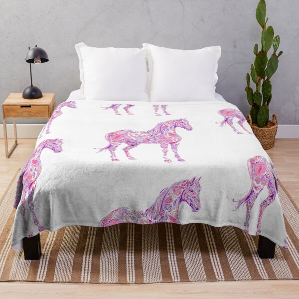 Item preview, Colorful floral horse designed and sold by MendaciousMina.