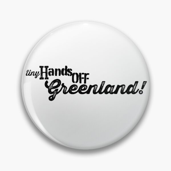 Item preview, Tiny Hands Off Greenland! (Black) designed and sold by BANDOFSCRIBBLE Hollywood.