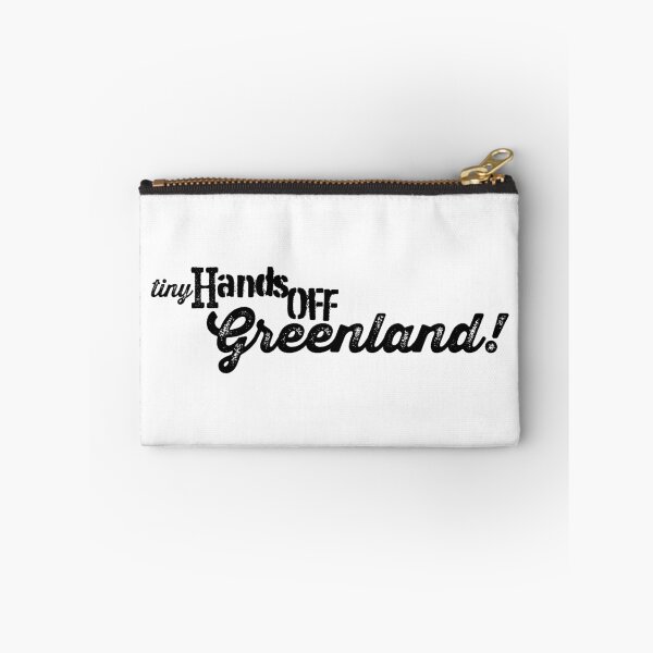 Item preview, Tiny Hands Off Greenland! (Black) designed and sold by BANDOFSCRIBBLE Hollywood.