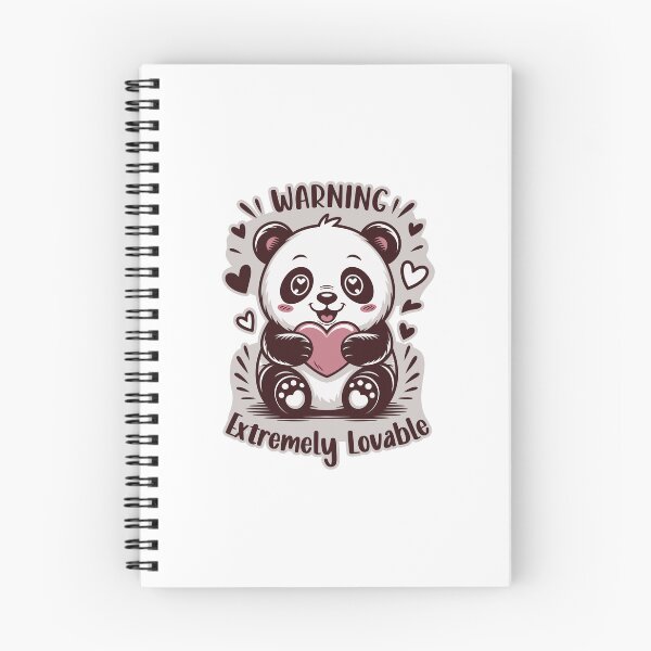 Item preview, Warning: Extremely Lovable Panda Valentine Design designed and sold by FatCatCD.