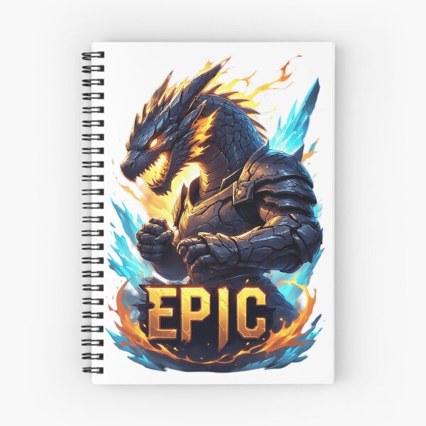 Item preview,  Epic Armored Fire Dragon Warrior Poster designed and sold by newvisionart191.