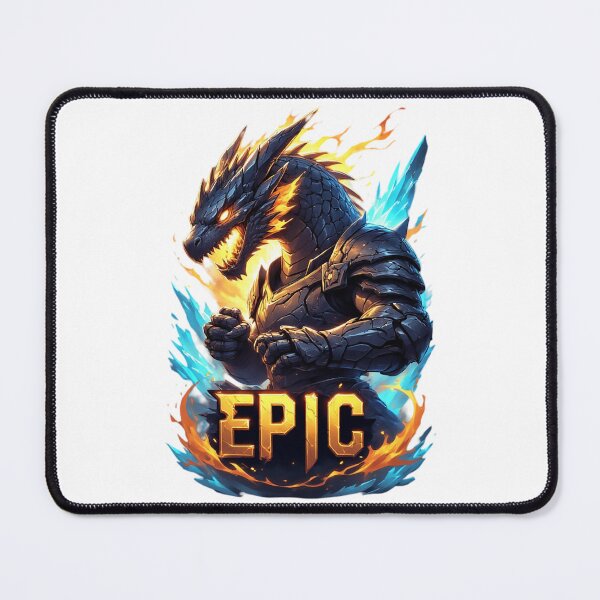Item preview,  Epic Armored Fire Dragon Warrior Poster designed and sold by newvisionart191.