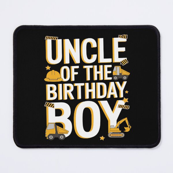 Item preview, Uncle Of The Birthday Boy Construction Family Matching Bday designed and sold by AquaKiev.
