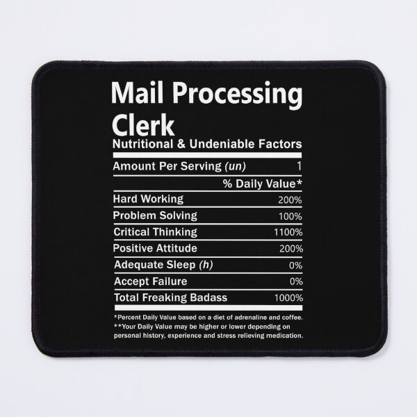 Item preview, Mail Processing Clerk designed and sold by felstore690.