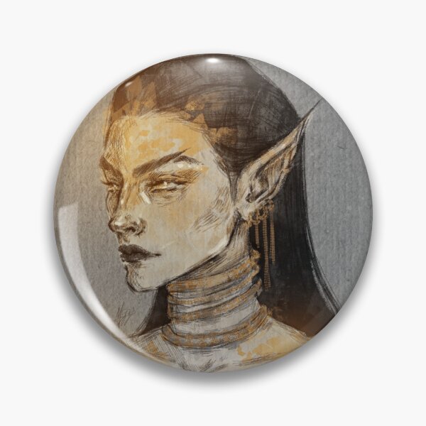 Item preview, FANTASY ELF WOMAN PORTRAIT AMBER designed and sold by LIS AND MELIVERSO.