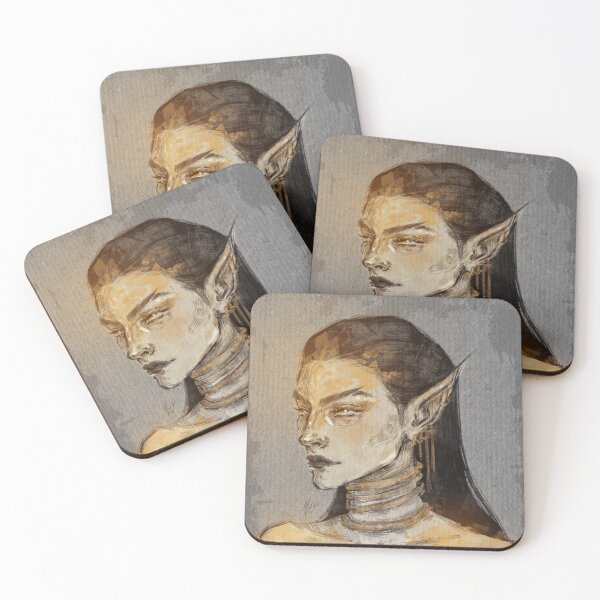 Item preview, FANTASY ELF WOMAN PORTRAIT AMBER designed and sold by LIS AND MELIVERSO.