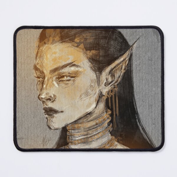 Item preview, FANTASY ELF WOMAN PORTRAIT AMBER designed and sold by LIS AND MELIVERSO.