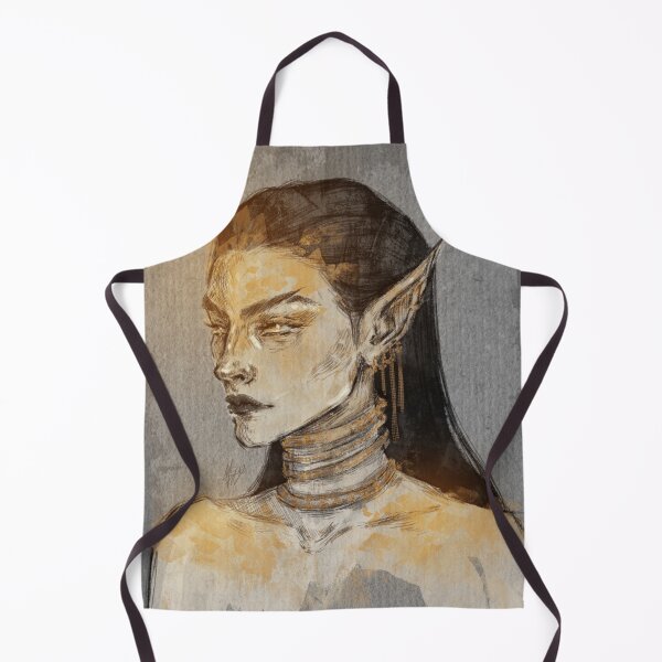 Item preview, FANTASY ELF WOMAN PORTRAIT AMBER designed and sold by LIS AND MELIVERSO.