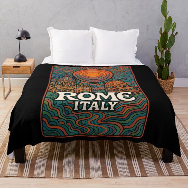 Item preview, Rome Italy Trippy Art designed and sold by TomFrontierArt.