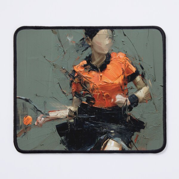 Item preview, Dynamic Tennis Player in Action designed and sold by lautir.